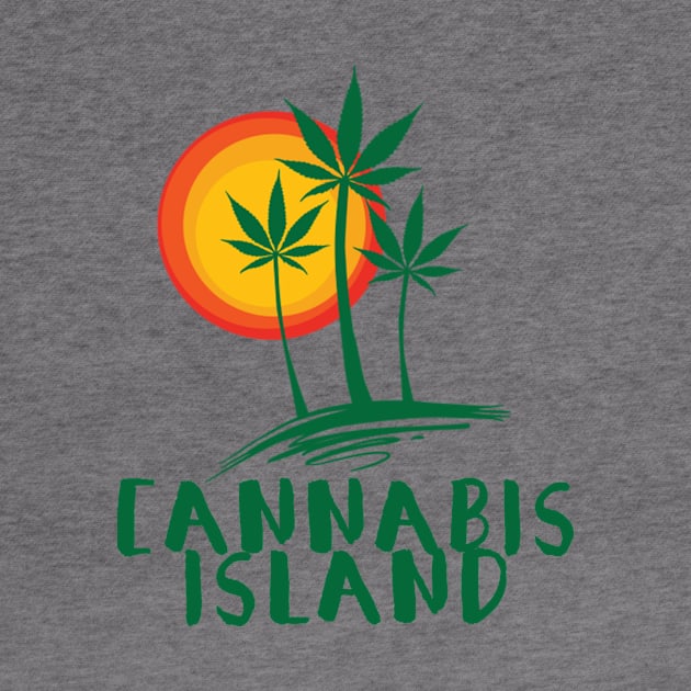 cannabis island by atasistudio